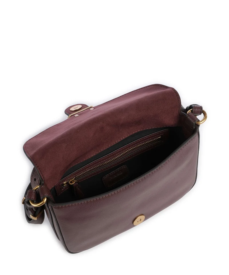 Pinko Love Mini Schultertasche burgundy/gold