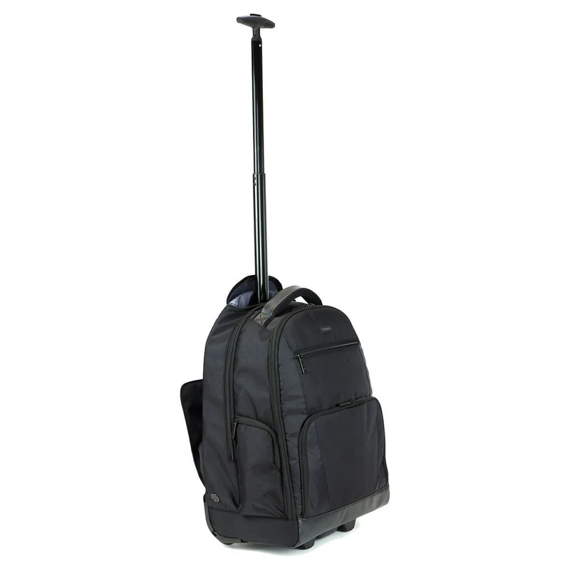15-15,6" Sport Laptop Rucksack mit Rollen - Schwarz