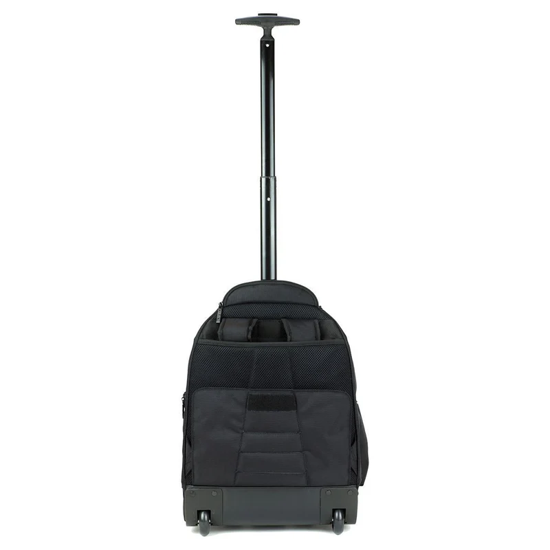 15-15,6" Sport Laptop Rucksack mit Rollen - Schwarz