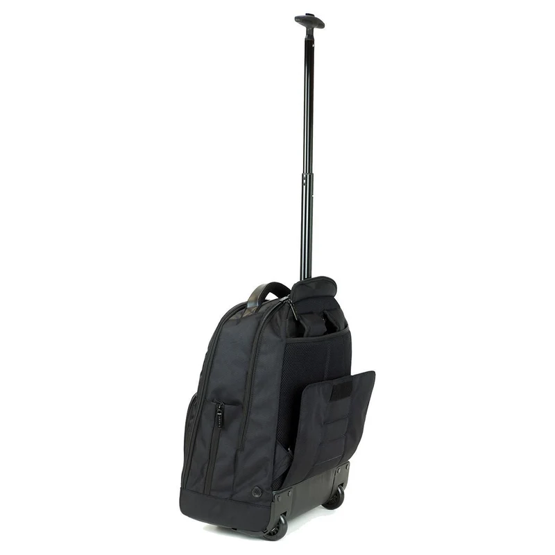 15-15,6" Sport Laptop Rucksack mit Rollen - Schwarz