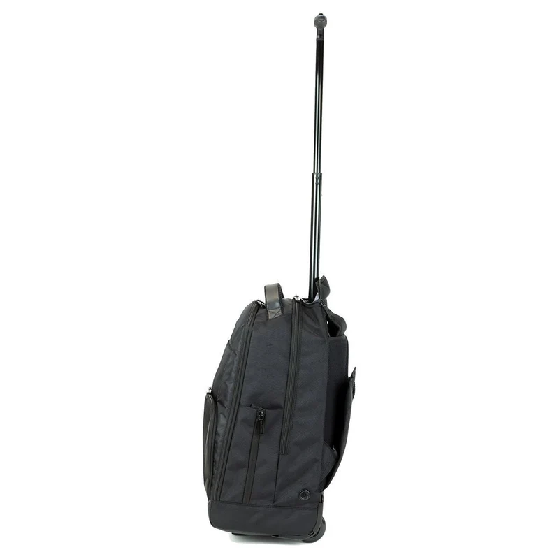 15-15,6" Sport Laptop Rucksack mit Rollen - Schwarz
