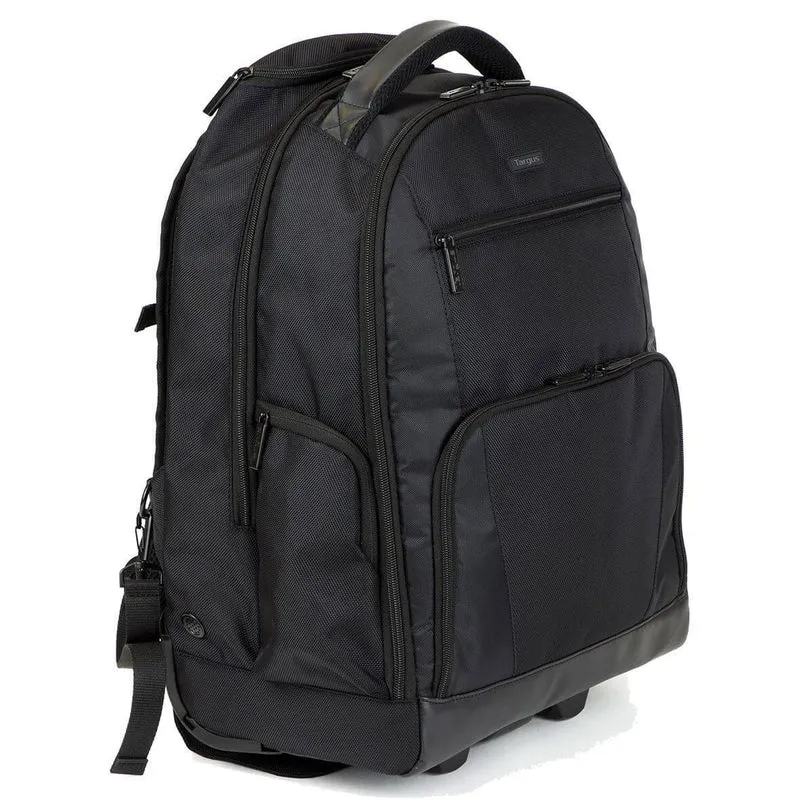 15-15,6" Sport Laptop Rucksack mit Rollen - Schwarz