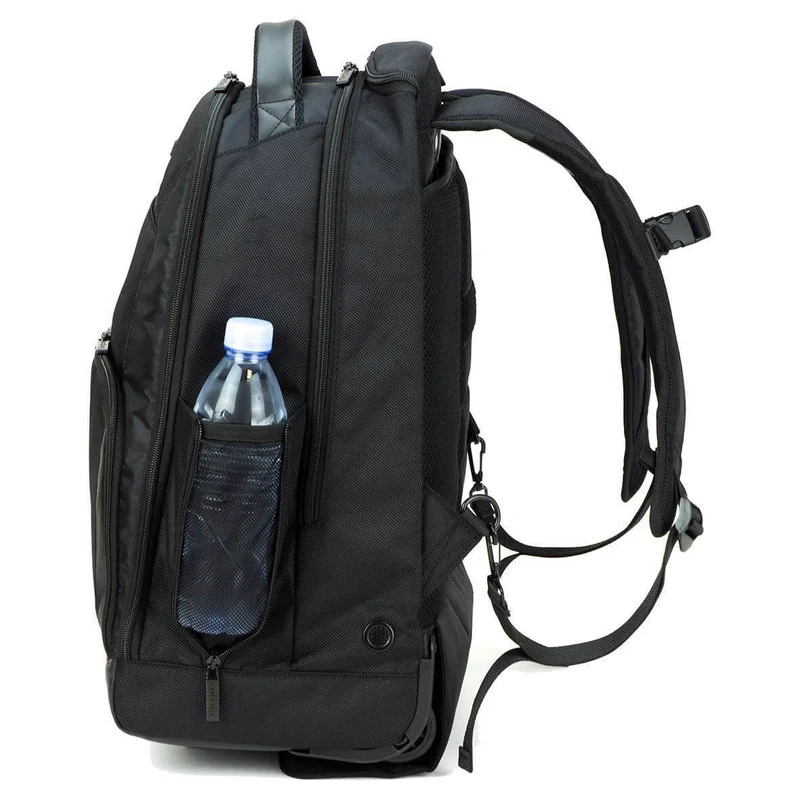 15-15,6" Sport Laptop Rucksack mit Rollen - Schwarz