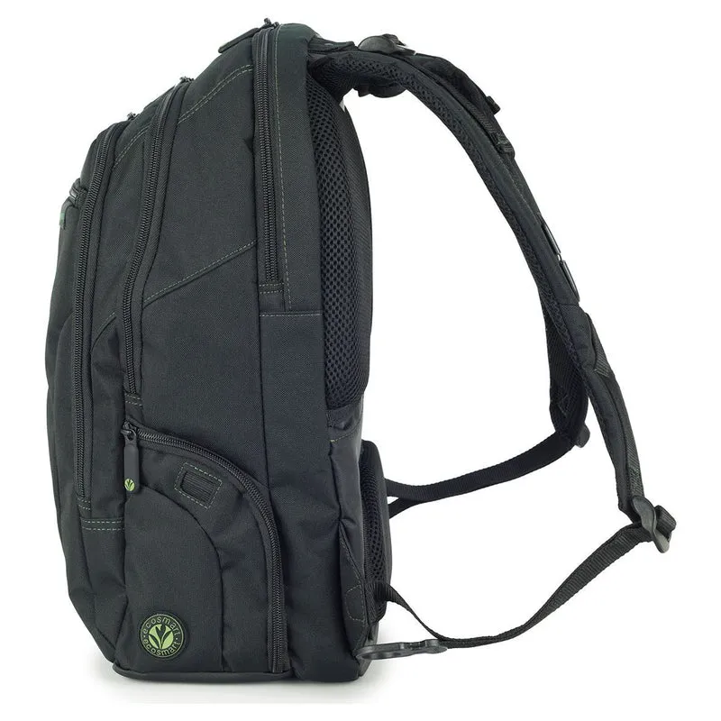 15,6" EcoSpruce Laptop Rucksack - Schwarz