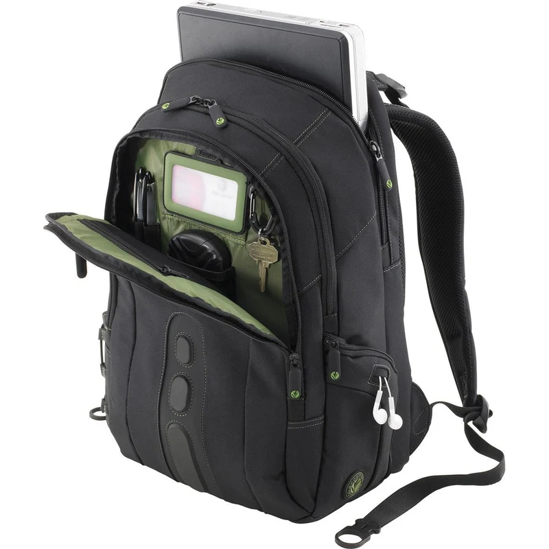 15,6" EcoSpruce Laptop Rucksack - Schwarz