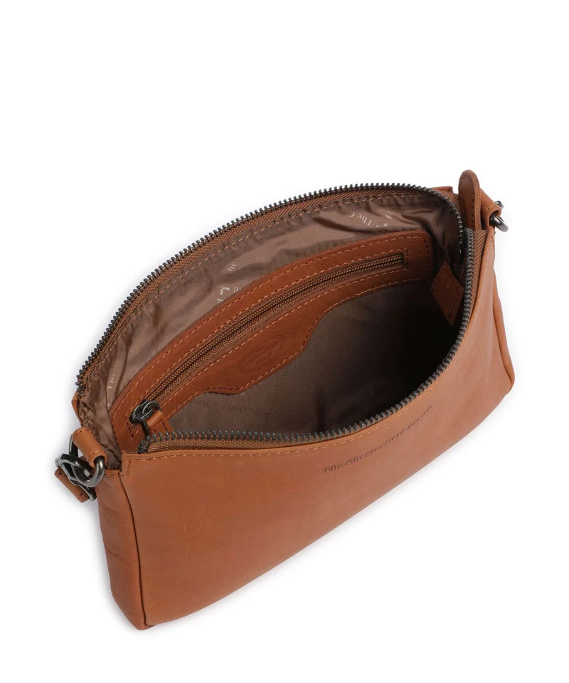 The Chesterfield Brand Wax Pull Up Cow Orinoco Schultertasche cognac