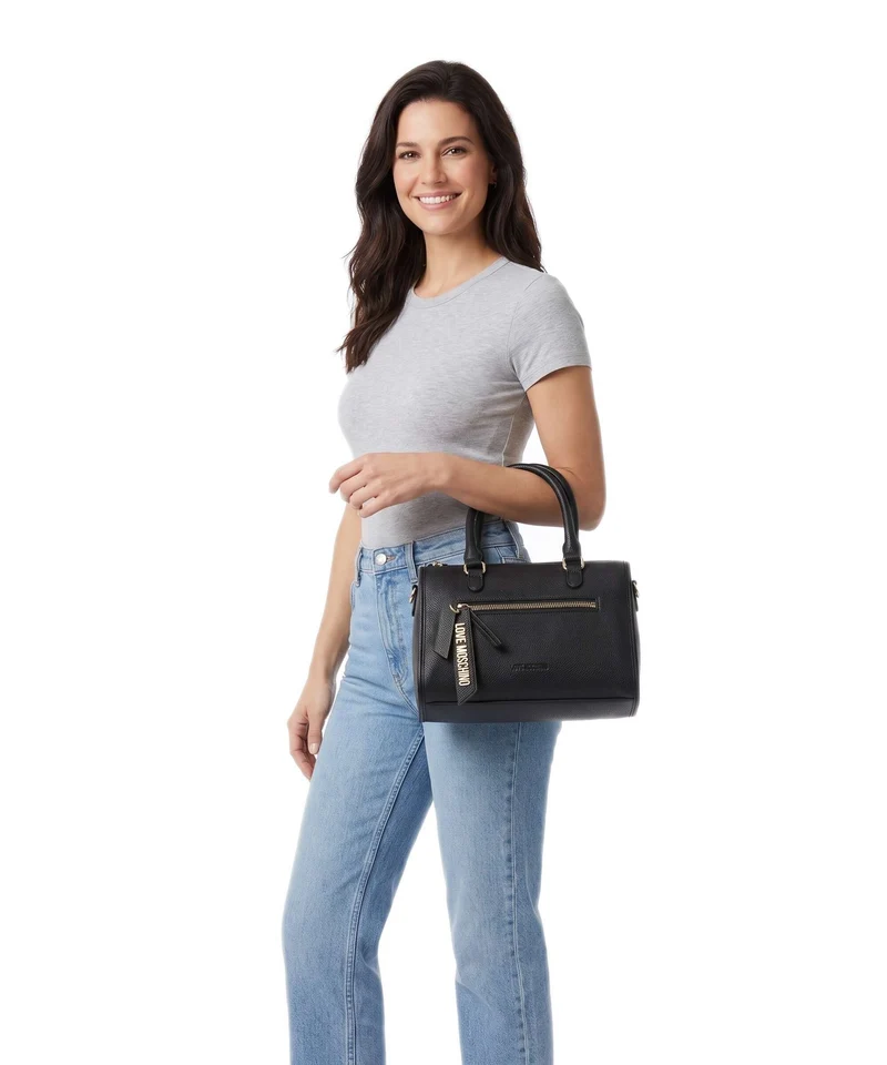 Love Moschino Signature Handtasche nero