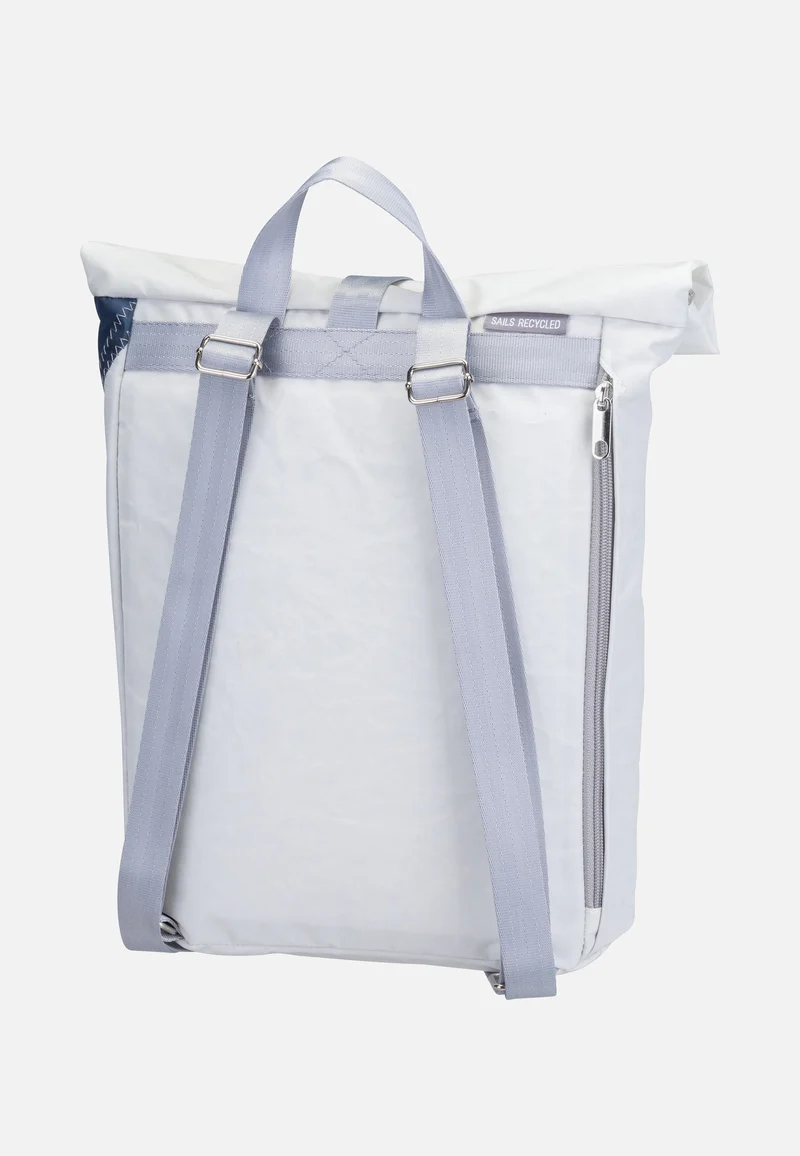 Möwe Weiß/Streifen Blau/Zahl Grau - Rucksack