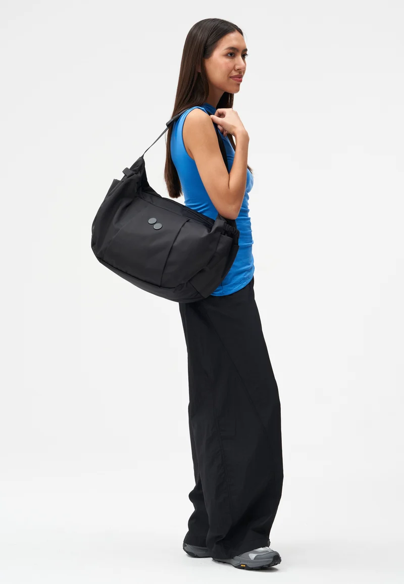 Krumm Large Changeant Glazed Black - Hobo Bag
