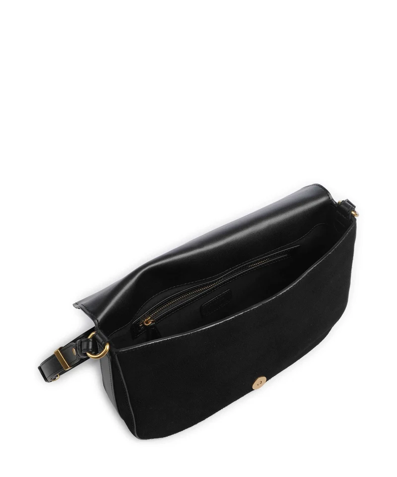 Pinko Love Classic Schultertasche nero/limousine/oro