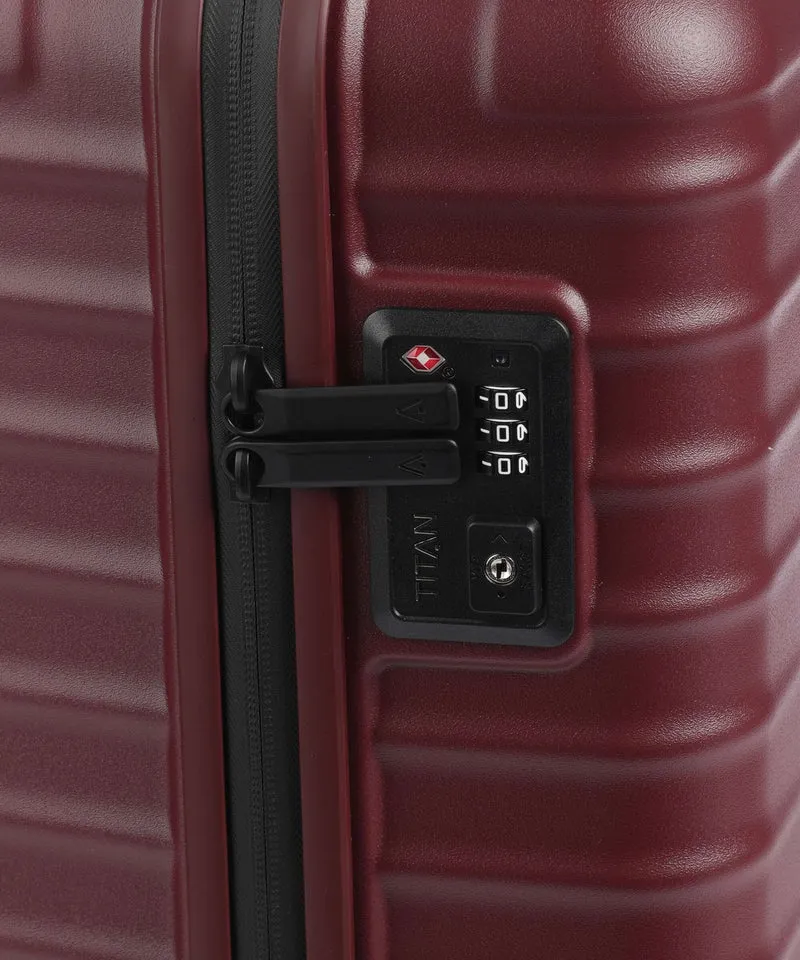 Titan Upgrade 4-Rollen Trolley emberwood red