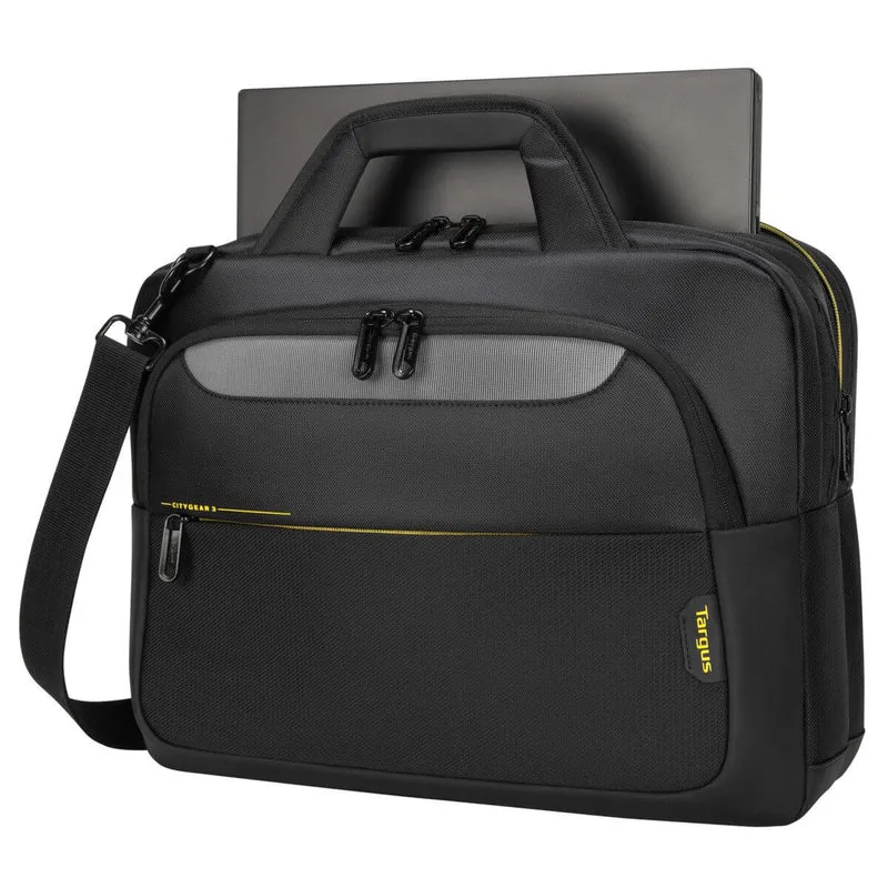CityGear 14-15,6" Topload Notebook-Tasche – Schwarz