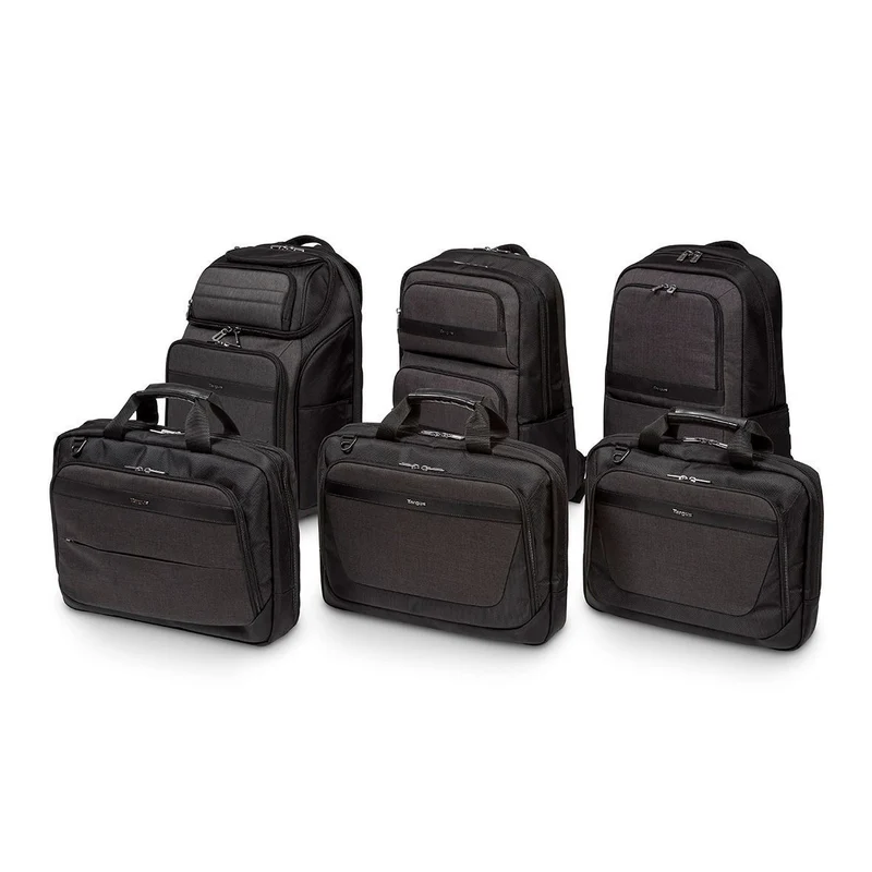 CitySmart 14,15,15,6" Slimline Topload Notebooktasche – Schwarz/Grau