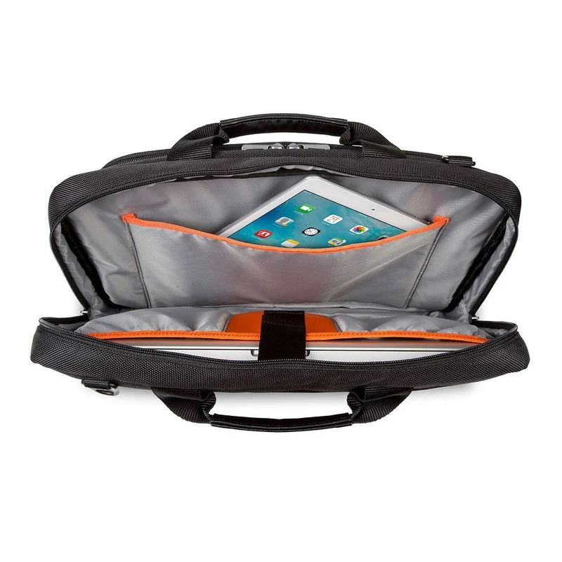 CitySmart 14,15,15,6" Slimline Topload Notebooktasche – Schwarz/Grau