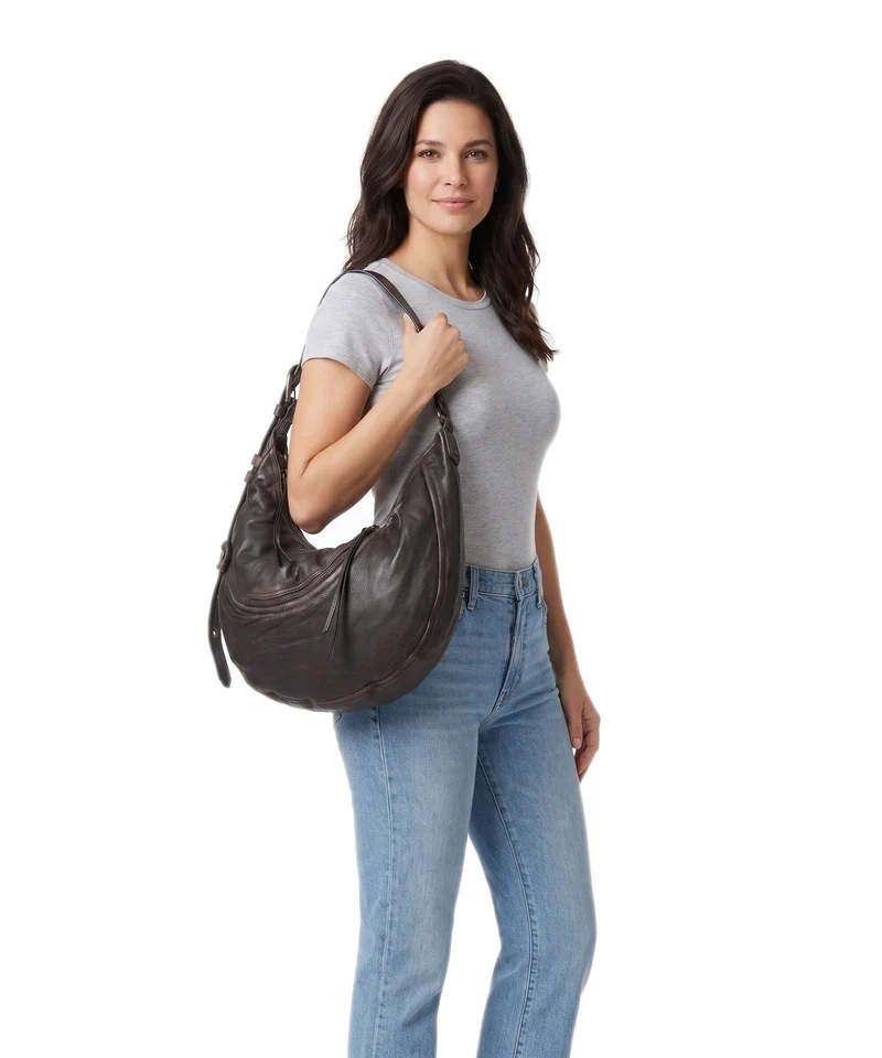 Liebeskind Luna II 3D M Beuteltasche deep soil