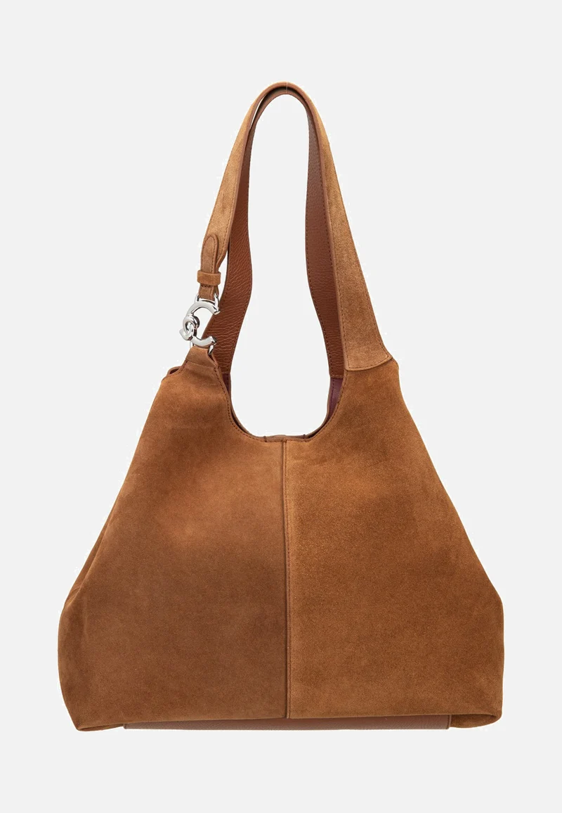 C-Easy Suede 1101 Cognac/Cognac - Hobo Bag