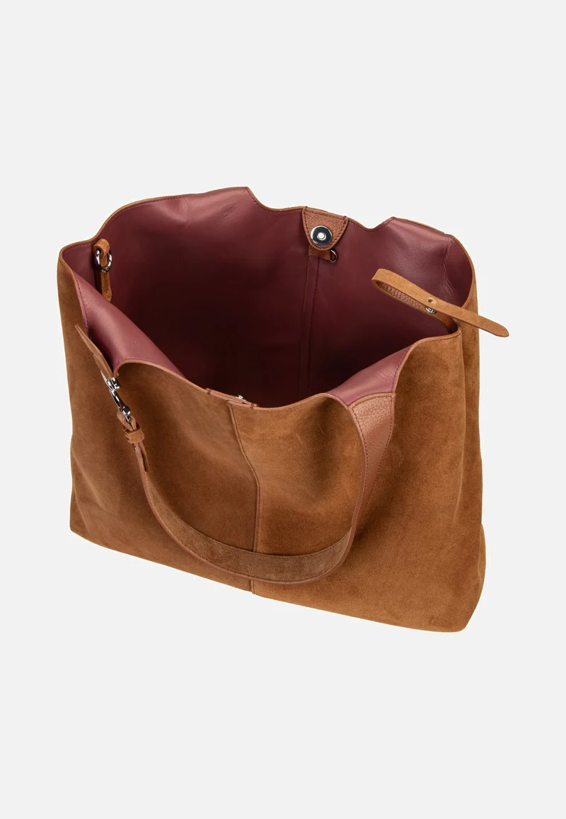 C-Easy Suede 1101 Cognac/Cognac - Hobo Bag