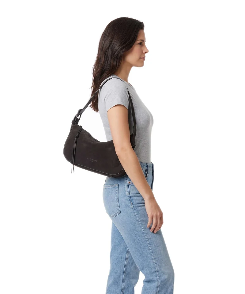 Liebeskind Ines Suede M Schultertasche deep soil