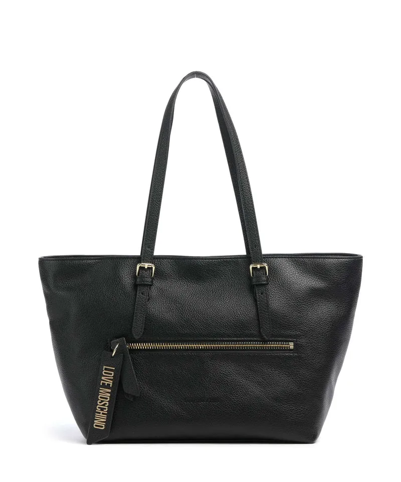 Love Moschino Signature Shopper nero