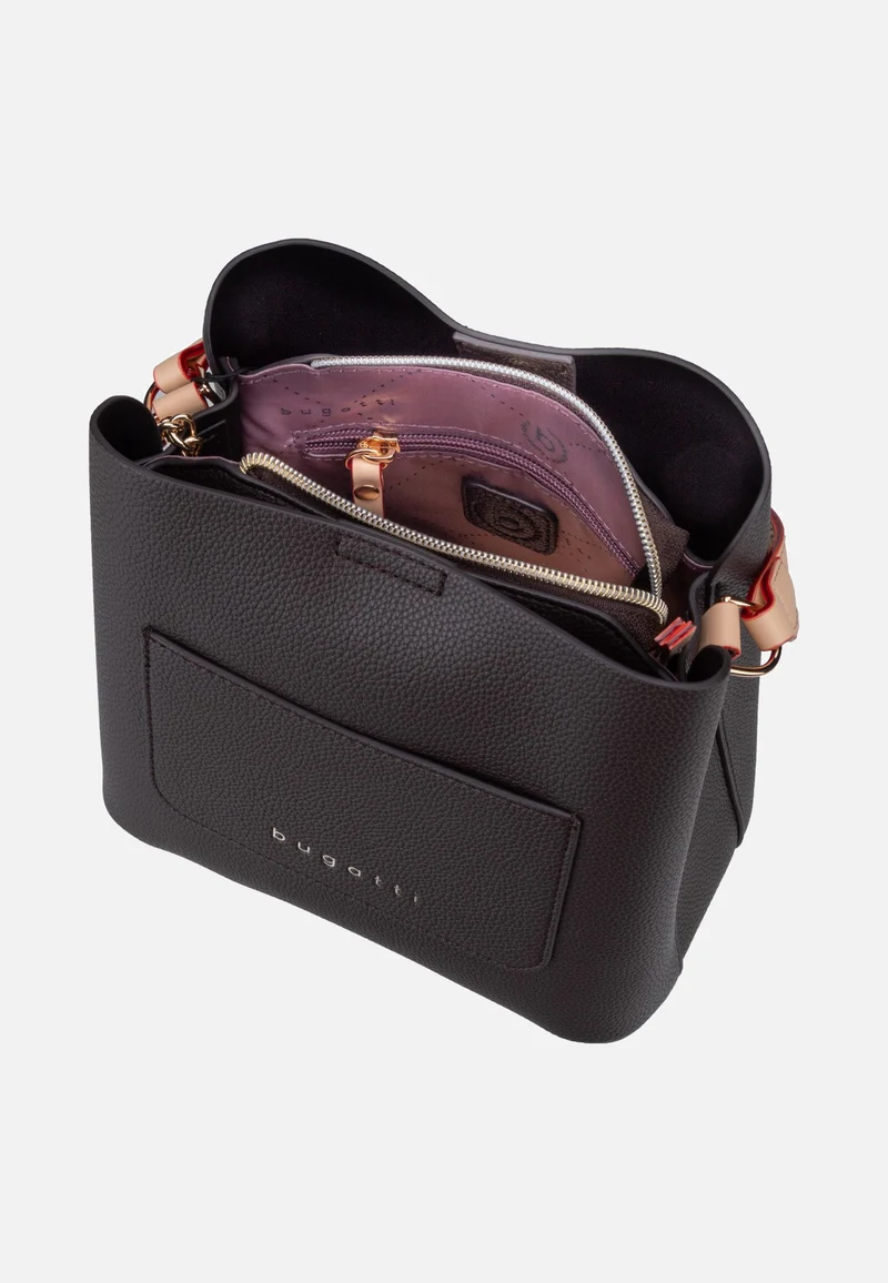 Ella Top Handle Bag Darkbrown - Satchel