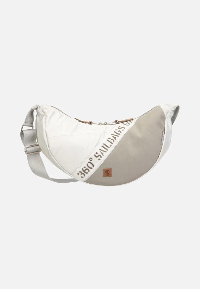 Roop L Stencil Weiss/Grau - Sling Bag