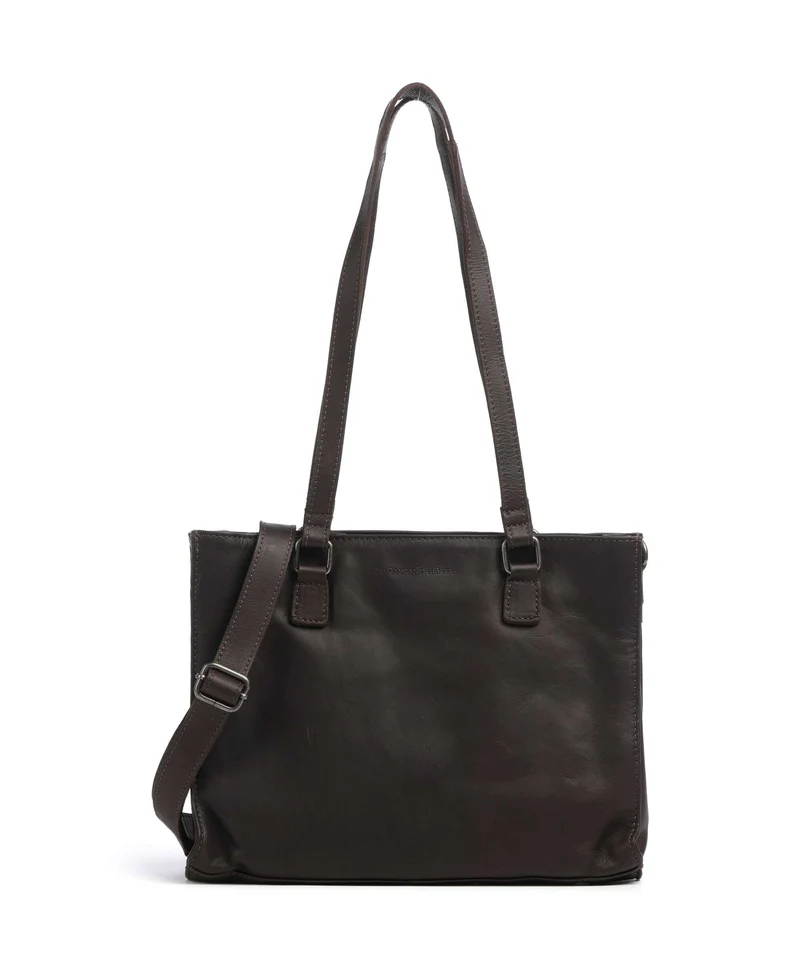 The Chesterfield Brand Wax Pull Up Cow Ellsworth Shopper brown