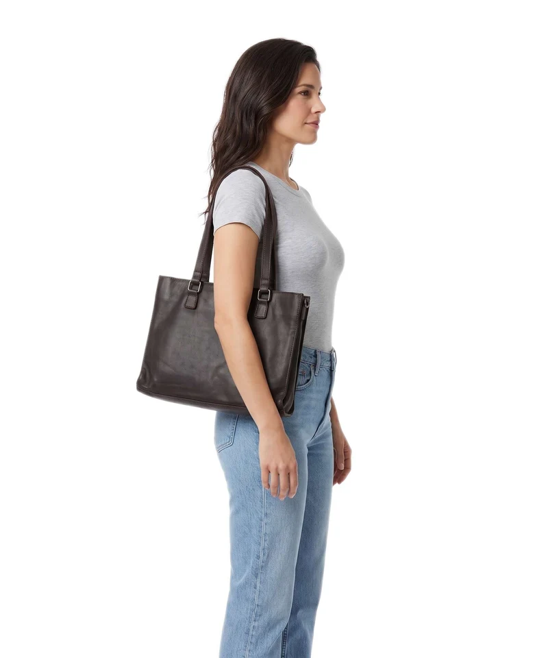 The Chesterfield Brand Wax Pull Up Cow Ellsworth Shopper brown