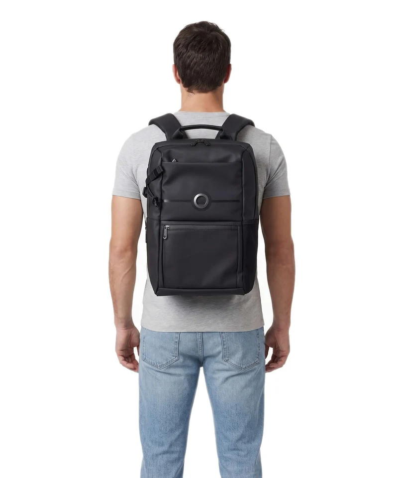 Delsey Paris Turenne Soft Laptop-Rucksack black