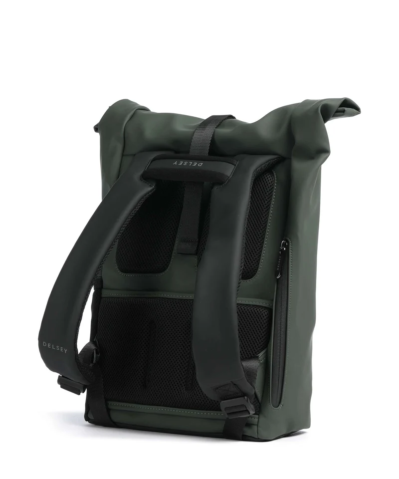 Delsey Paris Turenne Soft Rolltop Rucksack green
