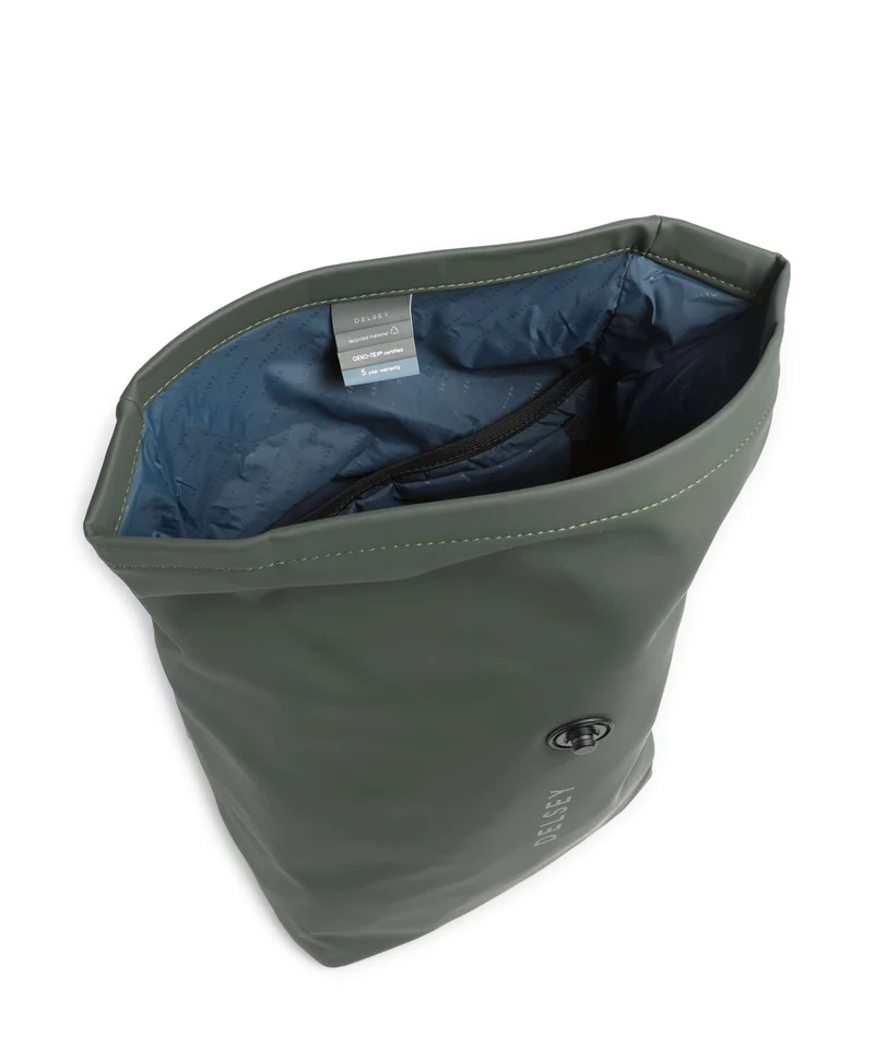 Delsey Paris Turenne Soft Rolltop Rucksack green