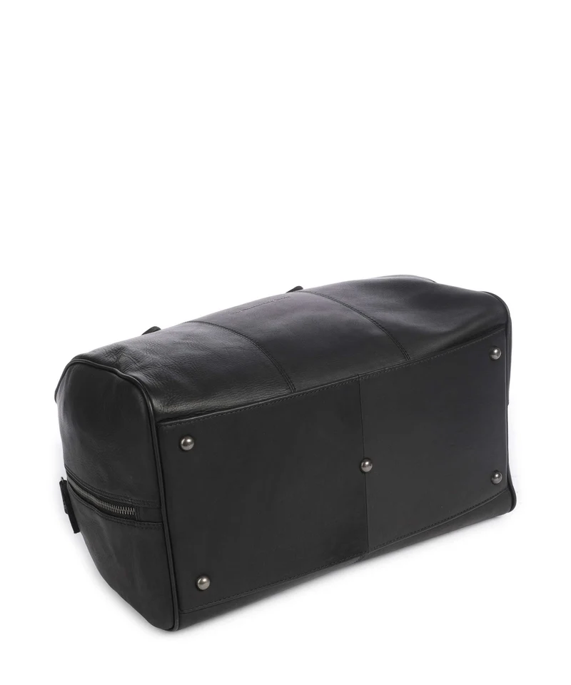 The Chesterfield Brand Wax Pull Up Cow Liam II Weekender black