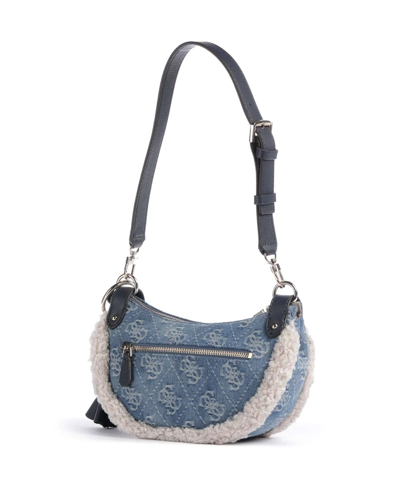 Guess Katie Schultertasche denim logo