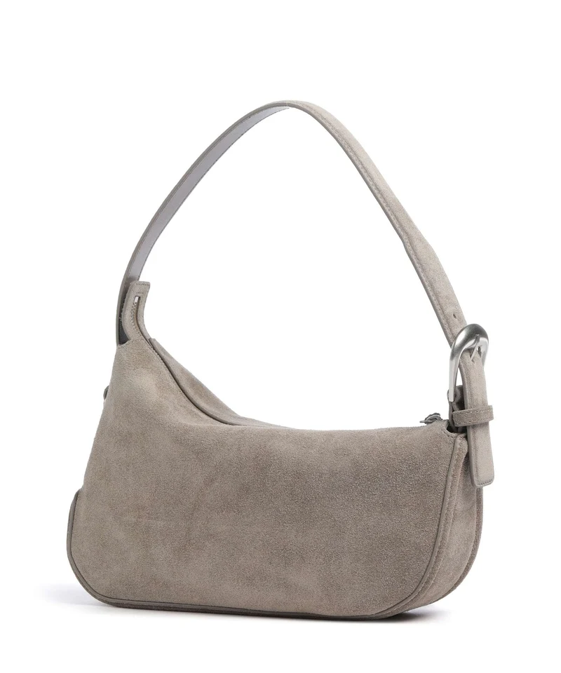 Liebeskind Ines Suede M Schultertasche neutral grey