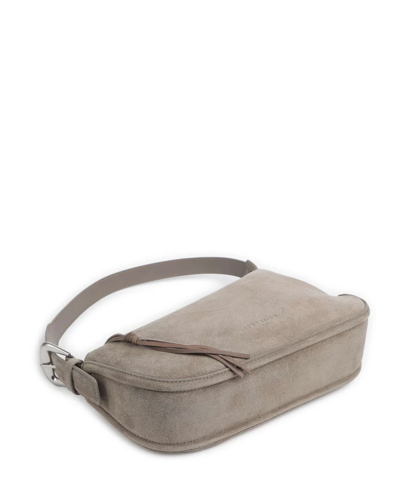 Liebeskind Ines Suede M Schultertasche neutral grey