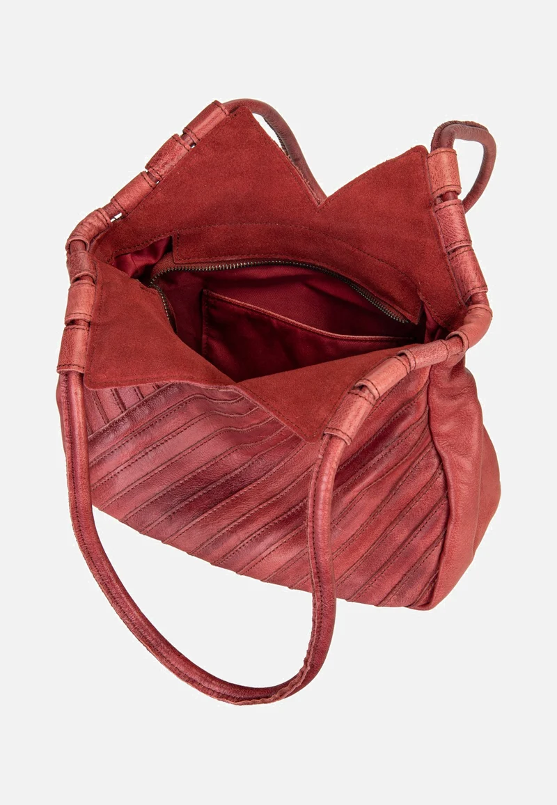 Criss-Cross Hobo Deep Sandalwood - Hobo Bag