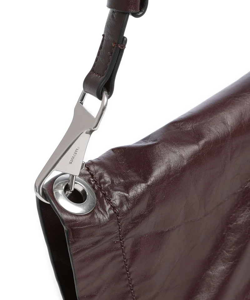 AllSaints Lutece Schultertasche burgundy red