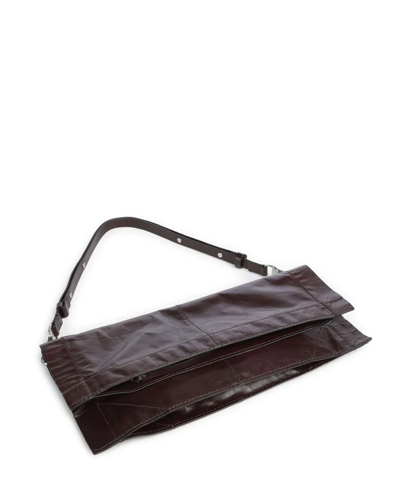 AllSaints Lutece Schultertasche burgundy red
