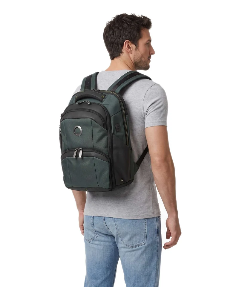 Delsey Paris DLC Pro Laptop-Rucksack olive