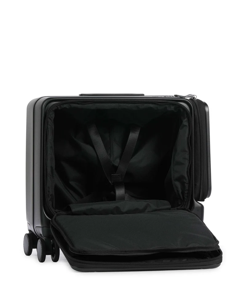 Piquadro 4-Rollen Trolley mat black