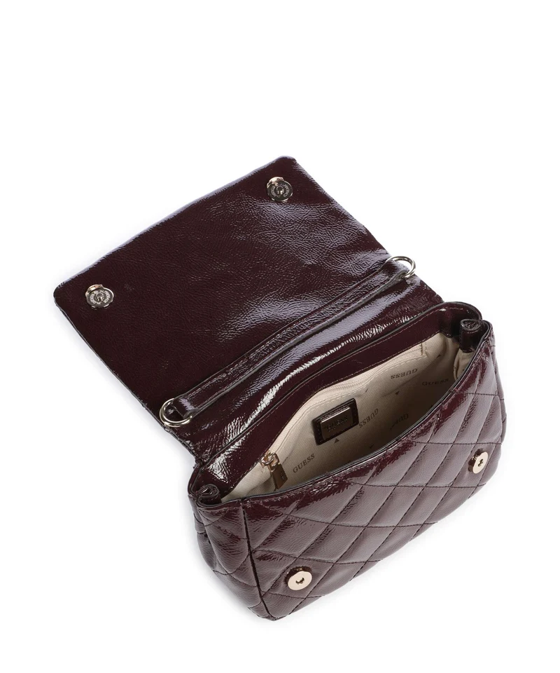 Guess Juliet Mini Umhängetasche burgundy