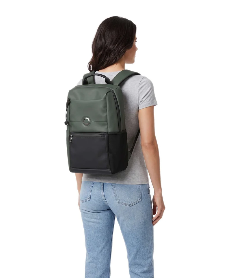 Delsey Paris Turenne Soft Laptop-Rucksack green