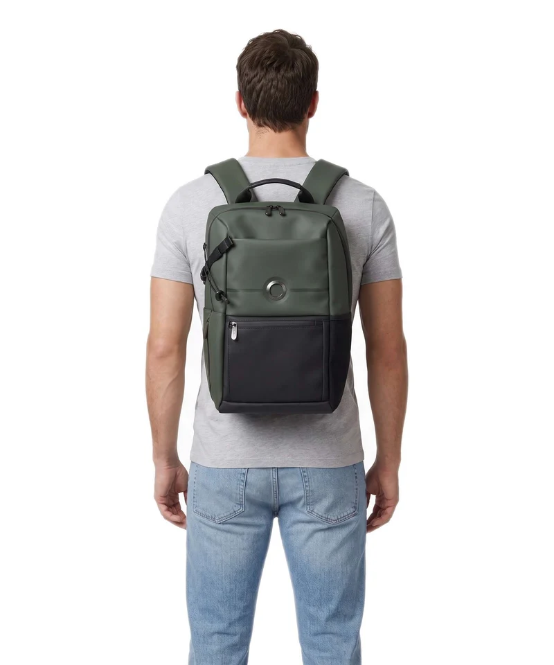 Delsey Paris Turenne Soft Laptop-Rucksack green