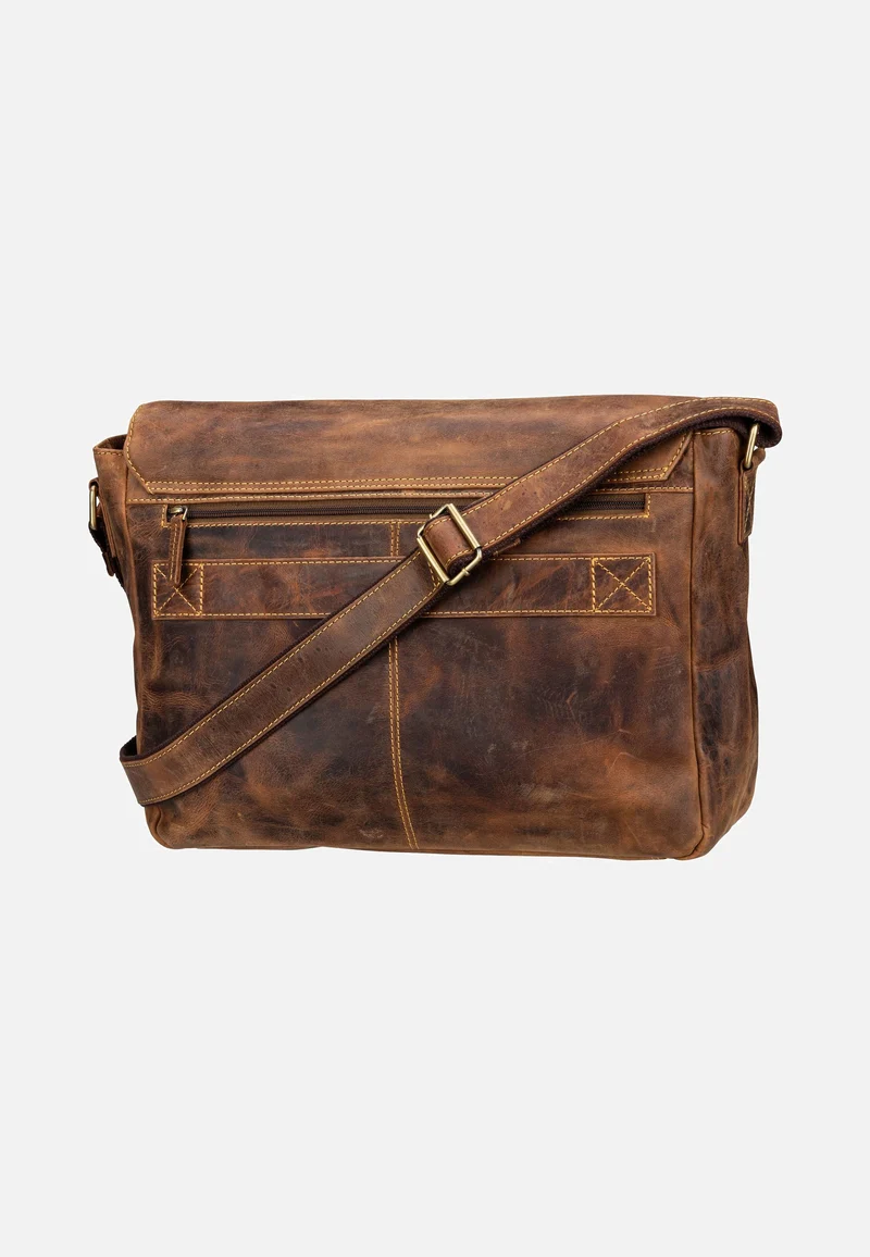 Vintage 1541 Revolver Bag XL Sattelbraun - Messenger Bag