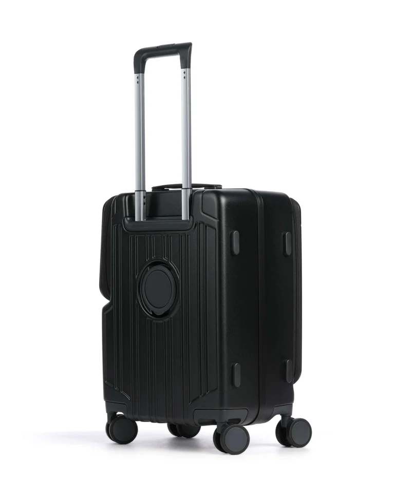 Piquadro 4-Rollen Trolley mat black