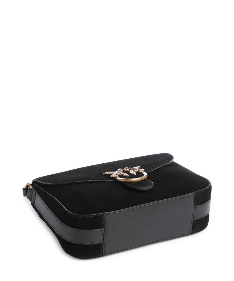 Pinko Love Mini Umhängetasche nero/limousine/oro