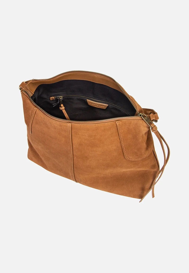 Mila Hydro Suede Brown - Hobo Bag