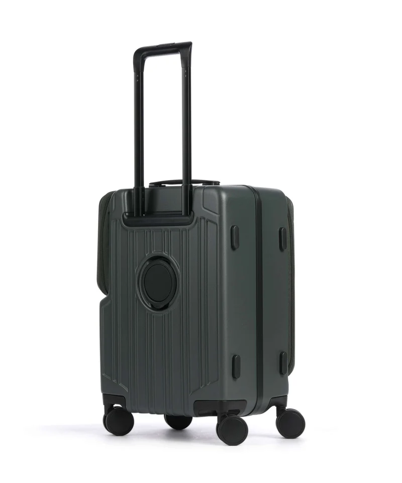 Piquadro 4-Rollen Trolley mat green