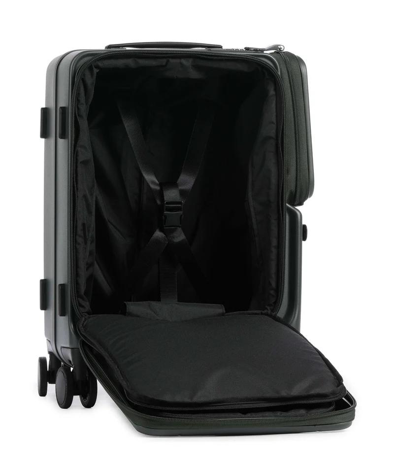 Piquadro 4-Rollen Trolley mat green