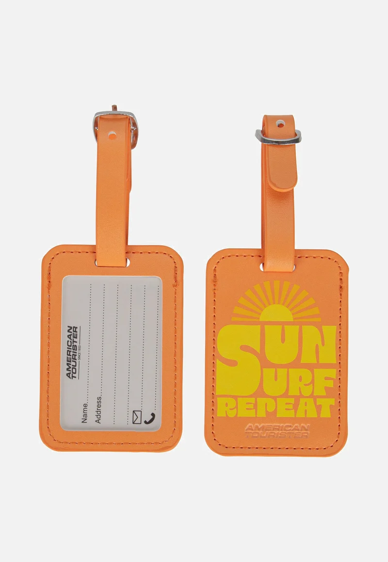 Luggage Tag Pack Of 2 Print Sun Surf Repeat - Gepäckanhänger