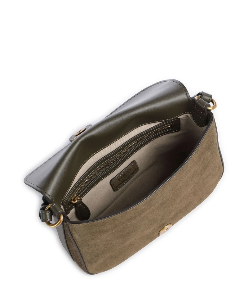 Pinko Love Mini Umhängetasche militar green/gold